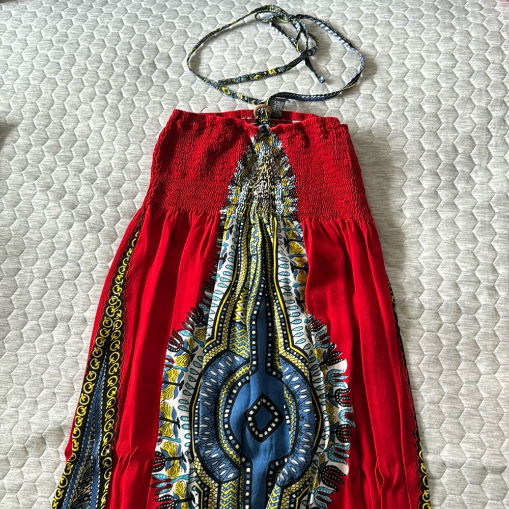 African maxi dress